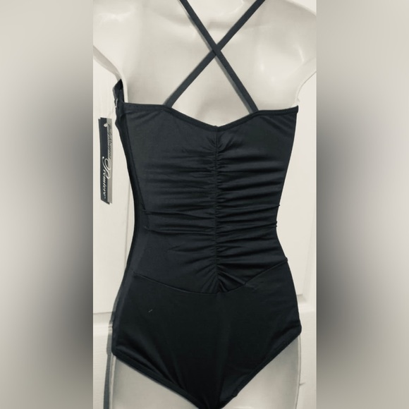 RED Body Wrappers Premiere shirred camisole dance/ ballet leotard - Style #P522 - Picture 13 of 13